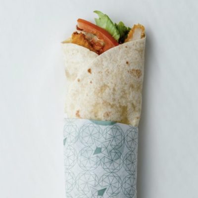WRAP POULET PANÉ CURRY