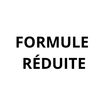 FORMULE RÉDUITE